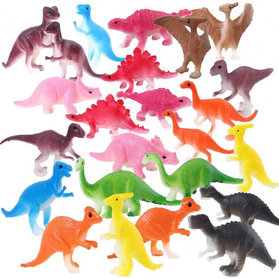 Dinosaur Easter Eggs Filled with Mini Dinosaur Toys Figures for Easter Basket Stuffers, Easter Egg Fillers